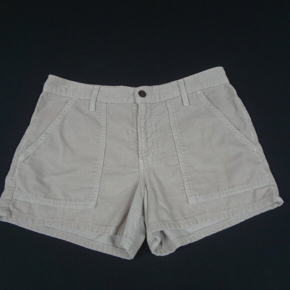 L.E.I. LEI BEIGE OFF WHITE CORDUROY SHORTS WOMENS JR SIZE 9 L242 - Picture 1 of 8